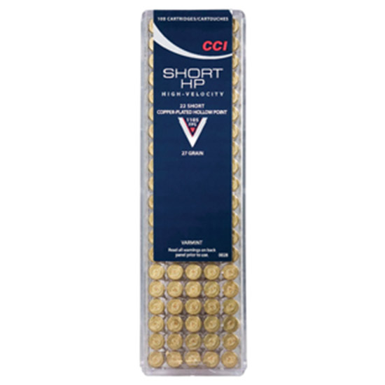 CCI 22 SHORT 27GR CPHP 100/50 - Ammunition